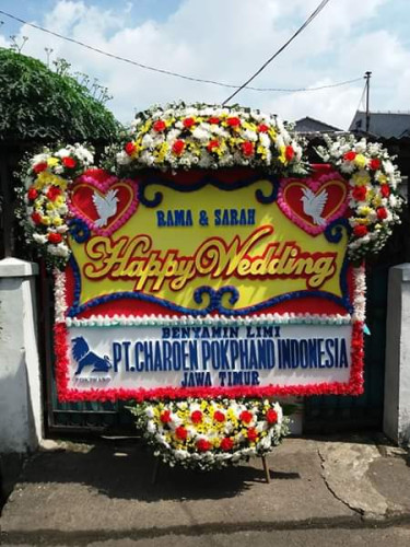 Karangan Bunga Pernikahan  di Pringsewu